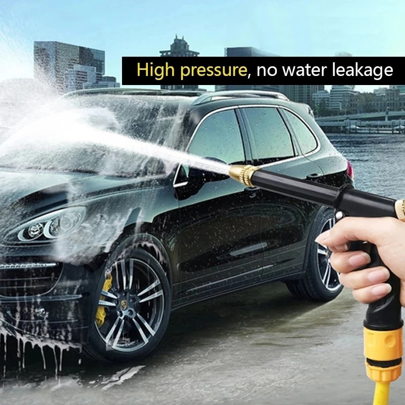 Portable High Pressure Water Gun For Cleaning Car Wash Machine Garden Watering Hose Nozzle Sprinkler Foam Water Gun