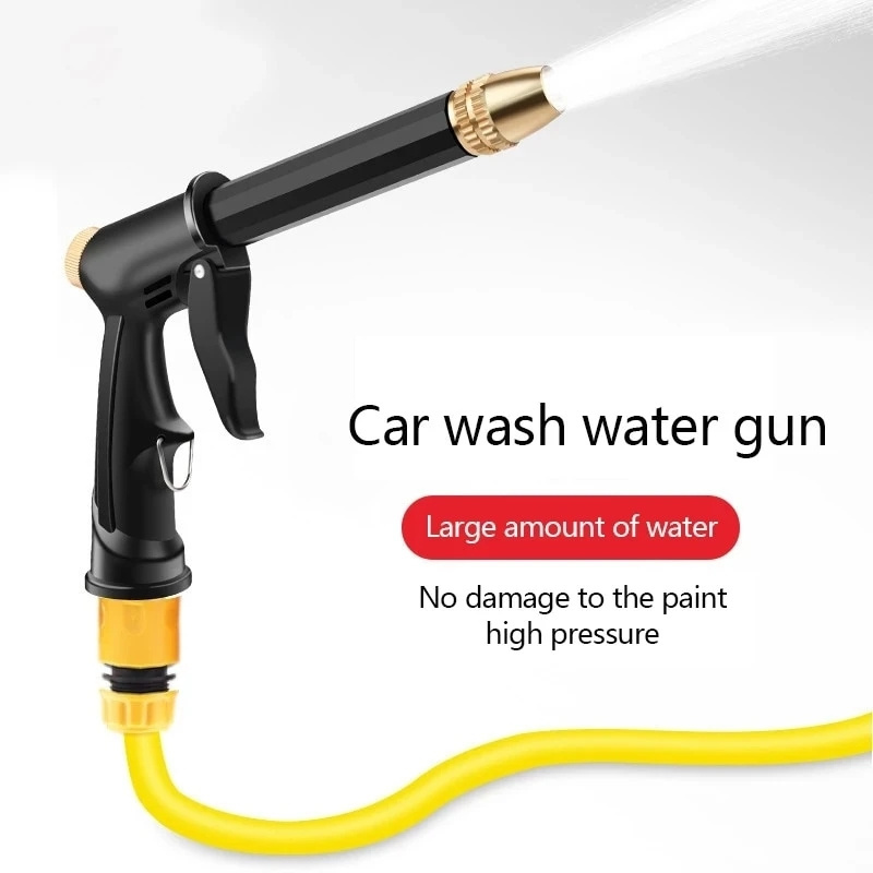 Portable High Pressure Water Gun For Cleaning Car Wash Machine Garden Watering Hose Nozzle Sprinkler Foam Water Gun