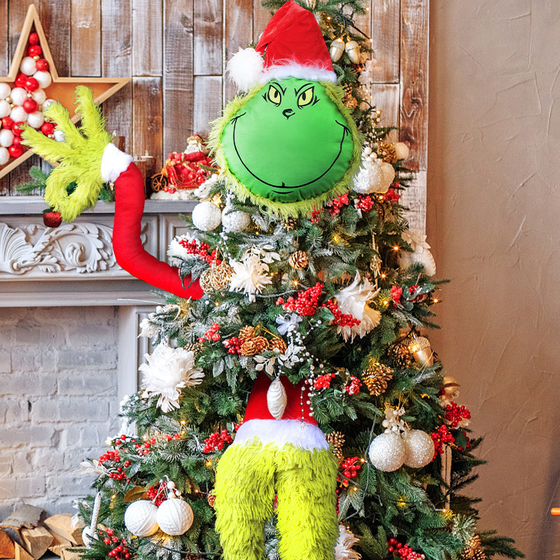 Grinch Plush Toys Grinch Green Monster Doll Doll Christmas Green Monster Christmas Tree Decoration