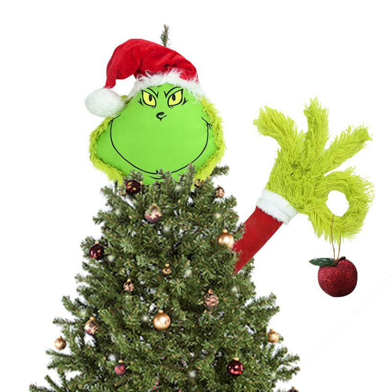 Grinch Plush Toys Grinch Green Monster Doll Doll Christmas Green Monster Christmas Tree Decoration