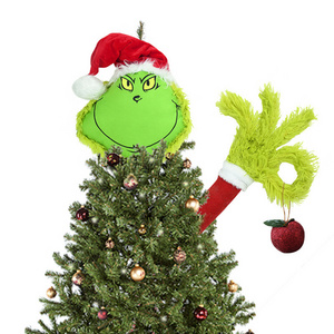 Grinch Plush Toys Grinch Green Monster Doll Doll Christmas Green Monster Christmas Tree Decoration