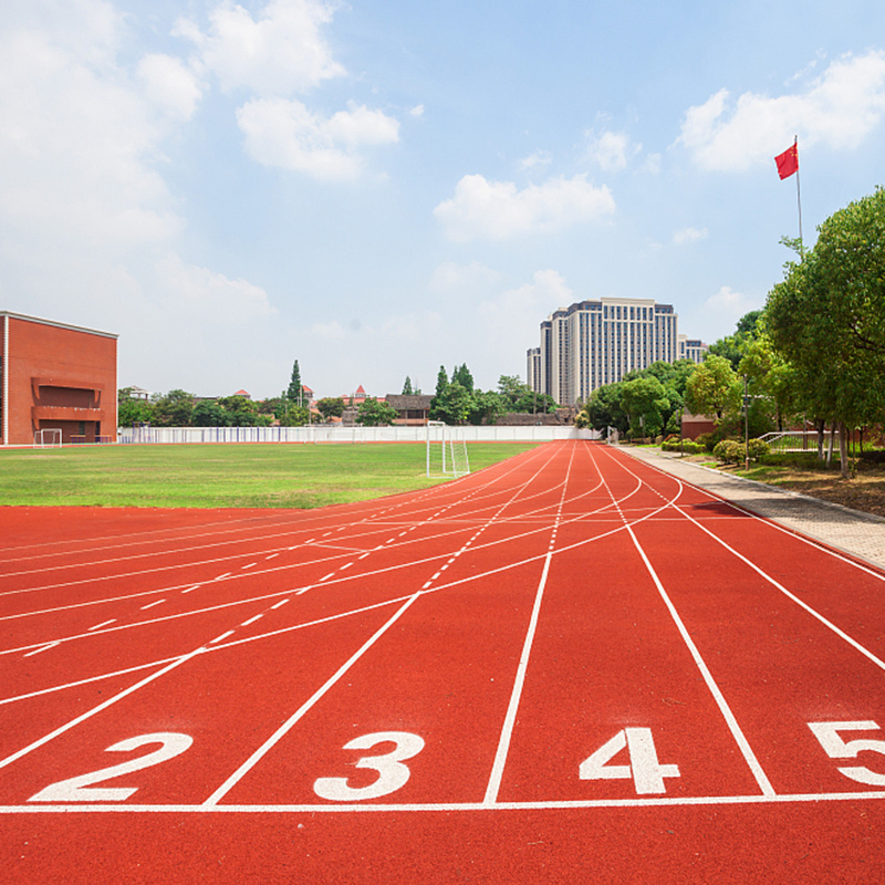 Gymnasium Outdoor Flooring Plastic Runway Rubber Tartan Track Surface