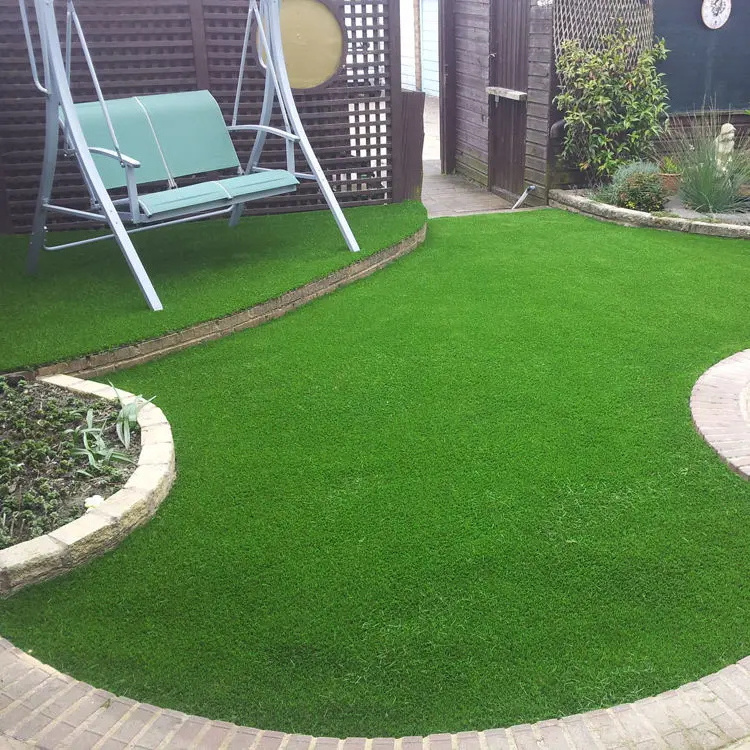 Chinese green artificial turf grass mat for landscaping