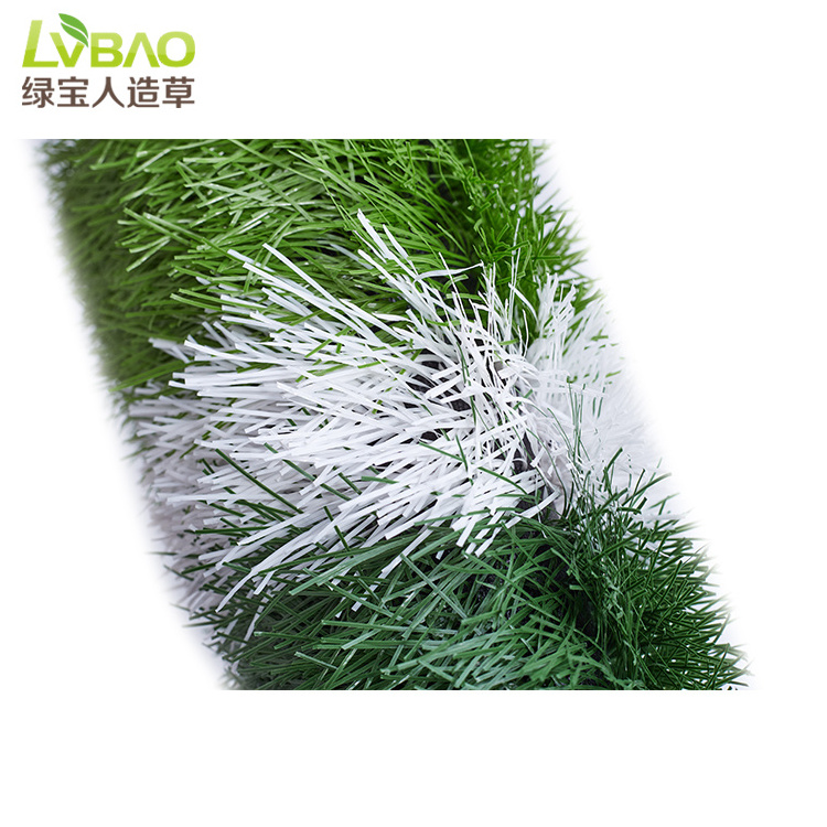 Green White Stripe Soccer Field Artificial Grass Sports Lawn Flooring