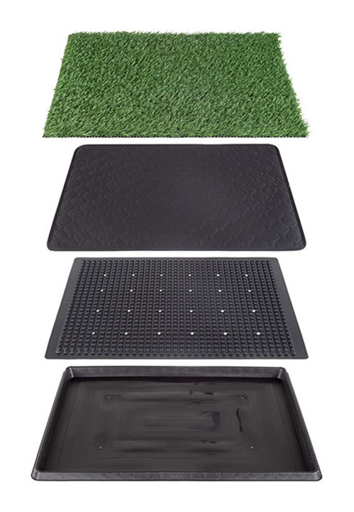 Hot sell dog pee grass pad puppy toilet replacement artificial grass for potty training