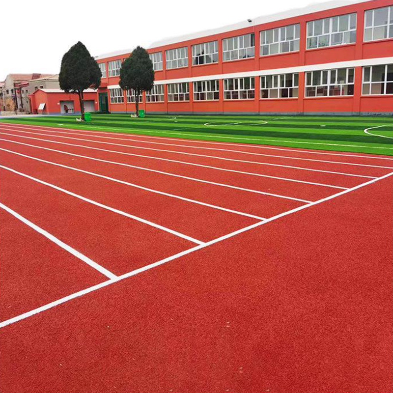 Gymnasium Outdoor Flooring Plastic Runway Rubber Tartan Track Surface