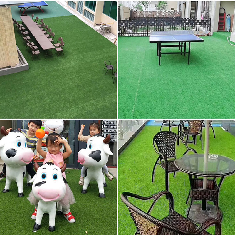 Artificial Plastic Lawn Carpet Kindergarten Lawn Outdoor Wedding Green Artificial Grass Carpet