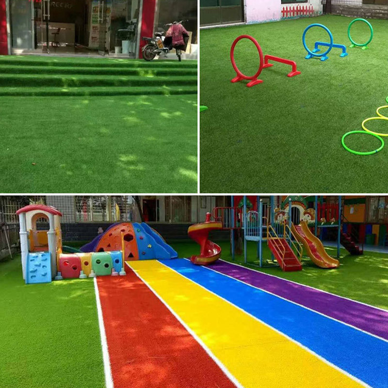 Artificial Lawn Carpet Kindergarten Ground Pavement False Lawn Artificial Plastic Grass