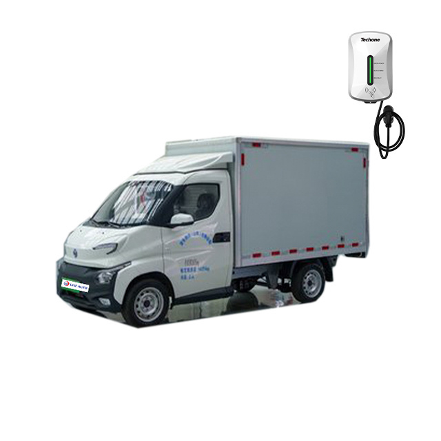 Feidi Q2T 3m Electric Cargo Delivery EV Truck Lifting Box Container Fence Cargo Truck for Adults 100% Electric 2 Seats 0.5 Hour