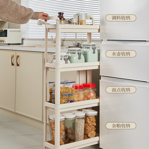 China Golden Supplier Bathroom Trolley Storage Shelves Plastic Multipurpose Mobile Kitchen Storage Rack With Wheels