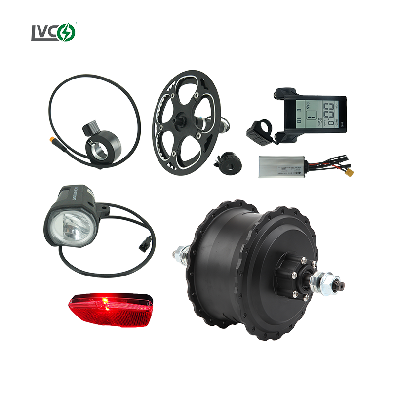 LVCO Cheap Factory Price electric bicycle parts ebike kit diy 20 inch fat tire ebike conversion kit with torque sensor