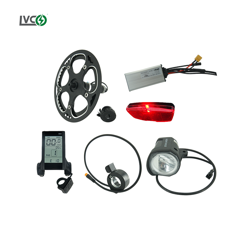 LVCO Cheap Factory Price electric bicycle parts ebike kit diy 20 inch fat tire ebike conversion kit with torque sensor