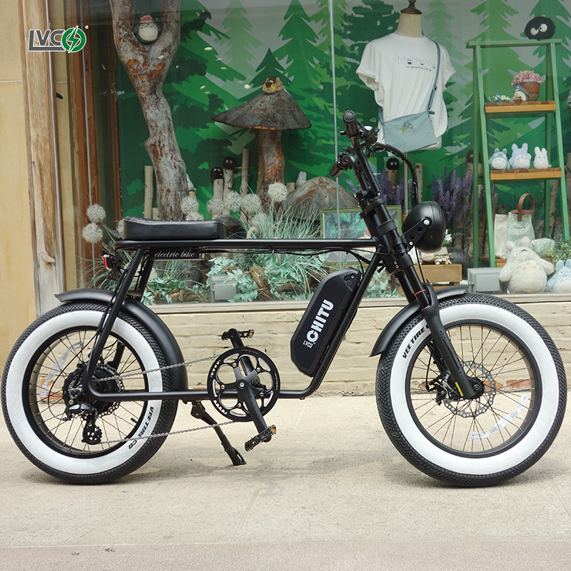 LVCO outdoor hunting e-bike electric mountain bike for men e bicycle full suspension electric bike for adults