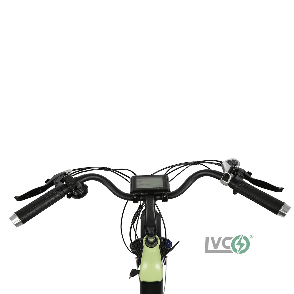 lvco newest folding electric bike tricycles fatbike tire 20*4 inch 500w 48v with rear rack cargo tricycles