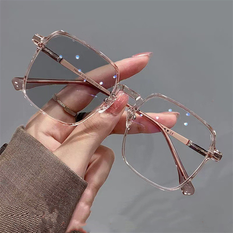 2024 Custom Logo Tr90 Anti Blue Light Computer Glasses Eyeglasses Frames Wholesale Manufacturer Square Optical myopic glasses