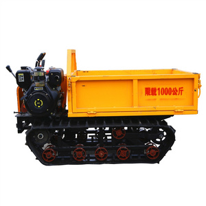 1000kg Crawler Type Self Use Small Transport Vehicle Dumper Tracked Vehicle