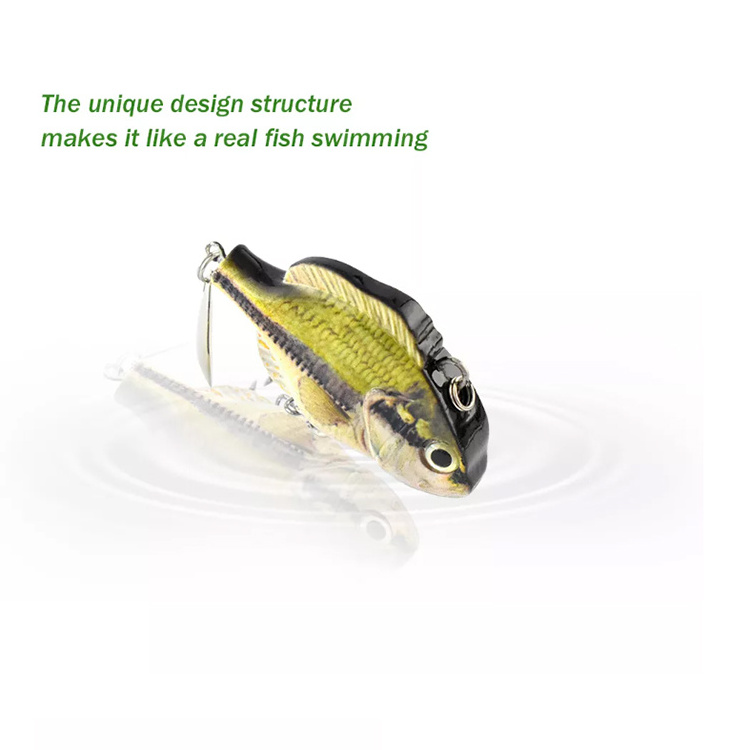 LVDE 60mm 35g VIB Fishing Lures Vibration Fishing Bait Crankbait Pesca Trout Fishing Lure