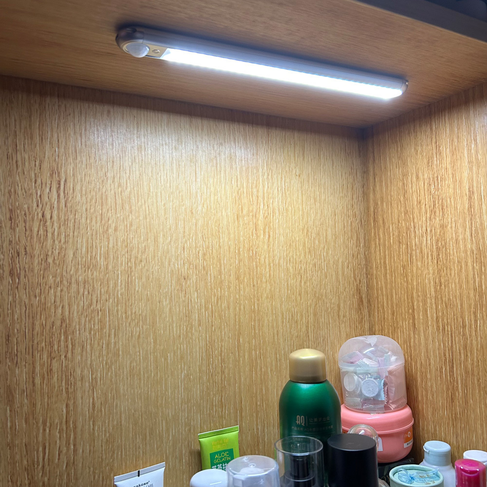 USB Rechargeable Light Led 20/40CM Cabinet Lights Magnetic Motion Sensor Under Cabinet Kitchen Closet Lighting