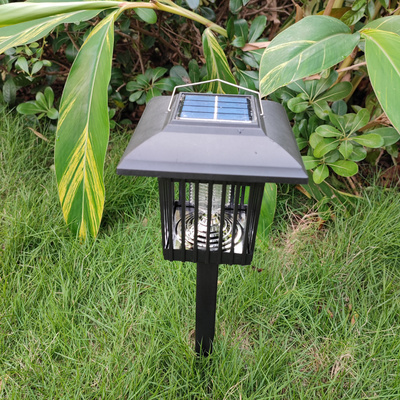 Solar Powered UV Mosquito Killer Lamp Insect Zapper Killing Bug Trap LED Garden Light