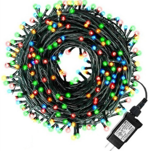 Christmas Decorative Mini Lights 100 LED Green Wire Fairy Starry String Lights Plug in for Outdoor Xmas Tree Decoration