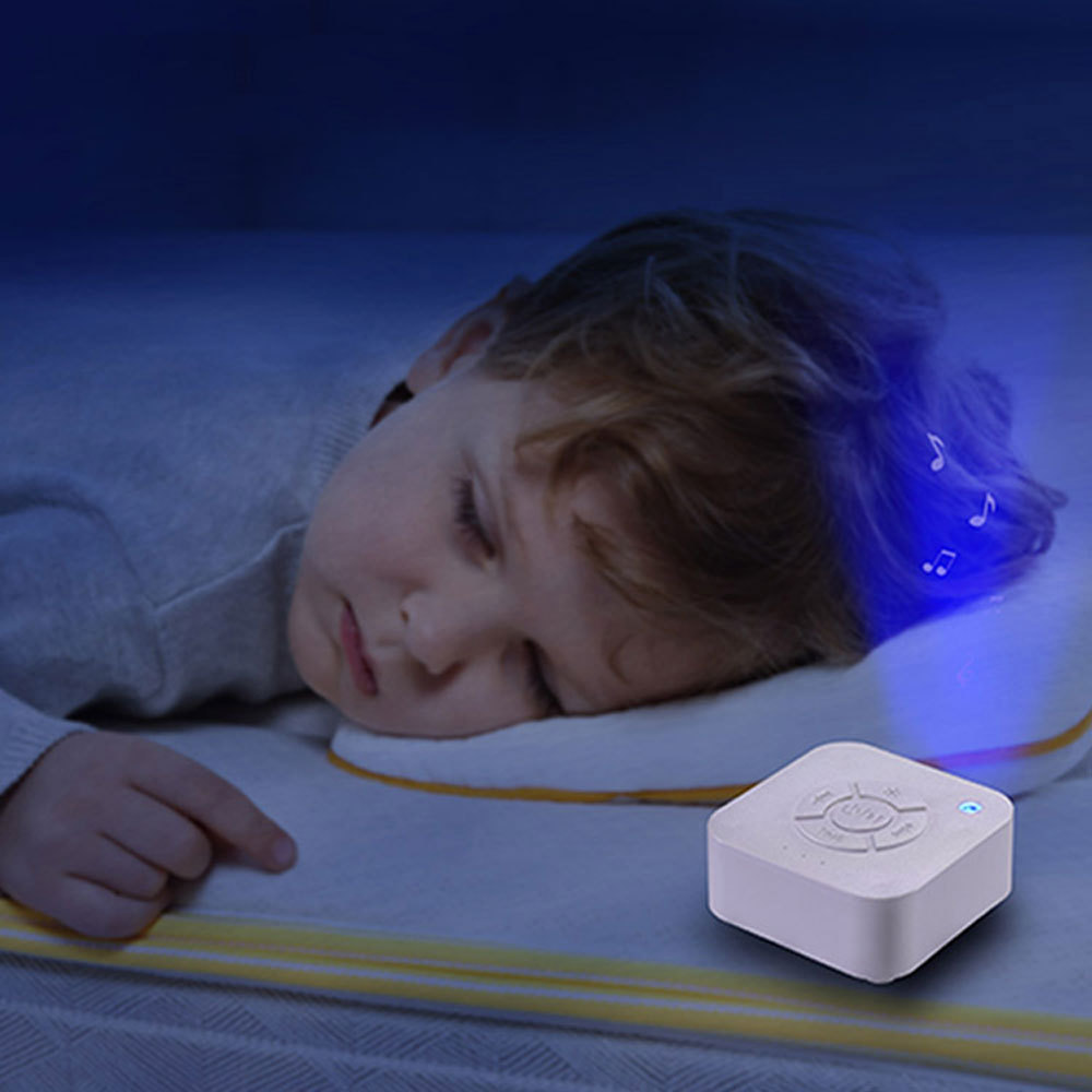 Baby White Noise Machine Sleeping Relaxation Toy USB Rechargeable Sleep Sound Led Night Light For Baby Adult Office Travel Sleep