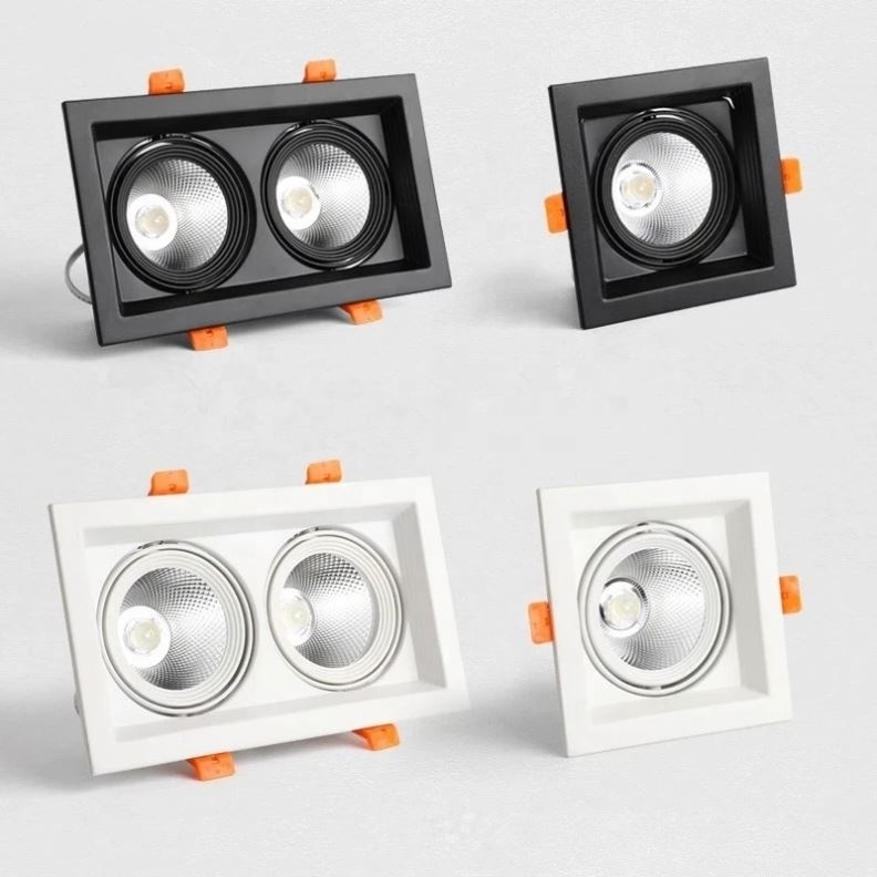 Bedroom Anti-glare surface mounted recessed led ceiling light downlight Mini square Hotel electronic spotlight down lights