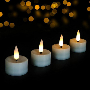 12Pcs CR2032 Battery Operated LED Tea Light Candles Flameless Flickering Wedding Party Lighting