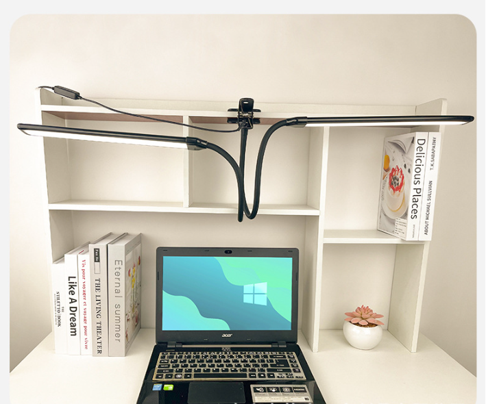 13W LED Desk Lamp Swing Arm Architect Desk Lamps for Home Office LED Table Lamp with Clamp Brightness Adjustable clip book light