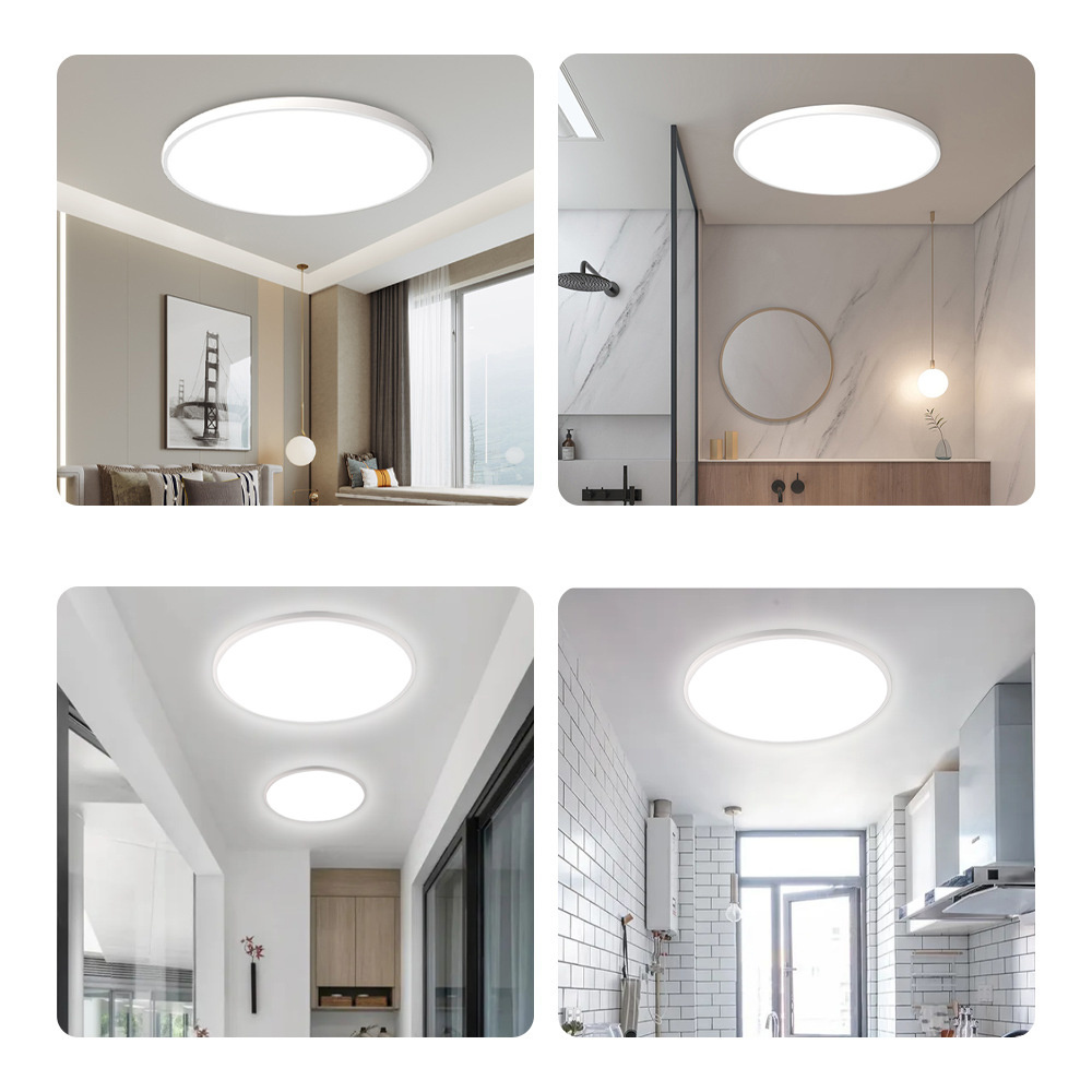 AC 220V Ultra-thin Led Light Ceiling Lamp Surface Mount LED Panel Lights For Living Room Bedroom 20W 36W 48W