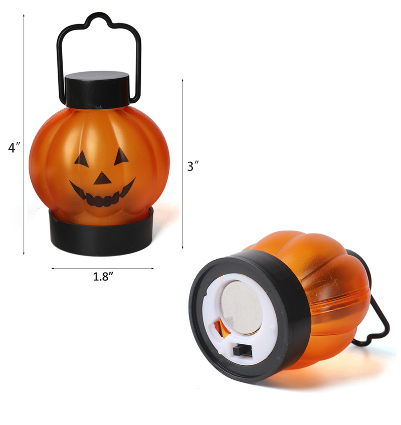 Halloween Pumpkin Lights LED Tea Light Battery Operated Portable Lantern Creative Home Party Bar Halloween Decorations