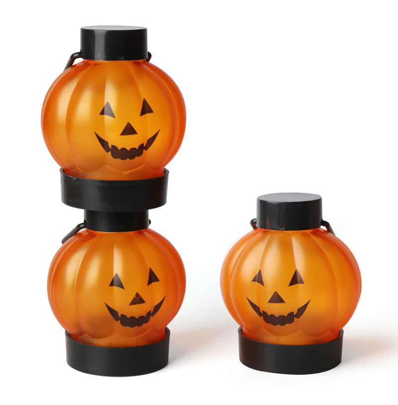 Halloween Pumpkin Lights LED Tea Light Battery Operated Portable Lantern Creative Home Party Bar Halloween Decorations