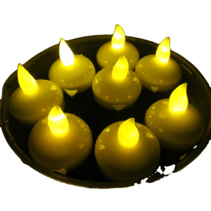 Waterproof Battery Operated Flickering Flameless LED Floating Tea lights Candles for Wedding Centerpiece Bathtub Pool Christmas