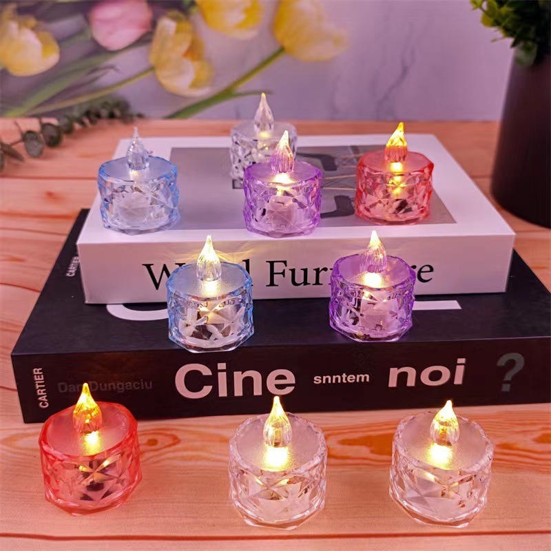 Warm White Flameless Led Tealight Candle Decorative Battery Operated Tea Lights