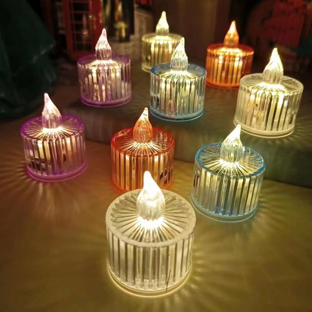 Warm White Flameless Led Tealight Candle Decorative Battery Operated Tea Lights