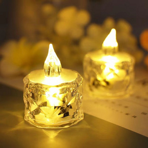 Warm White Flameless Led Tealight Candle Decorative Battery Operated Tea Lights