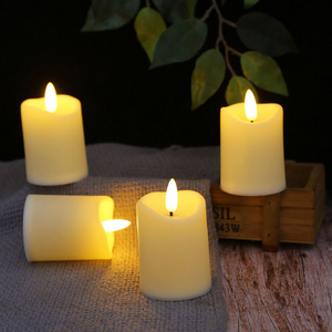 Warm White Flickering Remote Control LED Flameless Candles New Year Candle Light Battery Powered Led Tea Lights