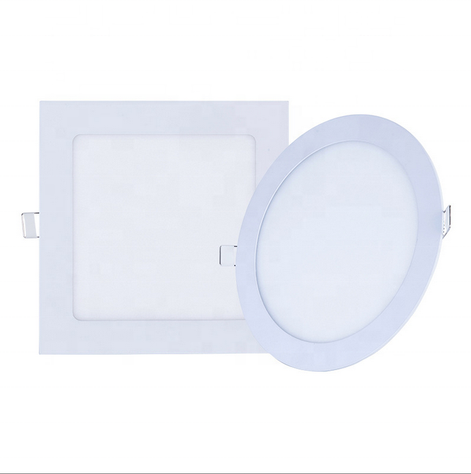 Flat Panel LED Recessed Light Panel Ceiling Down Light Slim Square Warm White