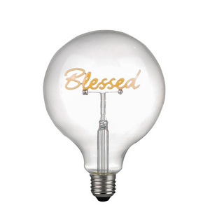 G125 Soft Vintage LED Filament Bulb 5w DIY Letter Lamp Decorative Light Bulbs