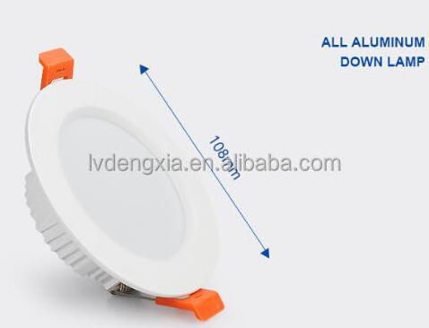 LED downlight commercial 4 inch spot lights led ceiling light white black 3W 5W 12w 18w anti glare recessed downlight