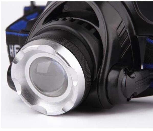 ultra powerful head t6 led head lamp rechargeable led headlamp Camping light with 18650 battery for trip and outdoor