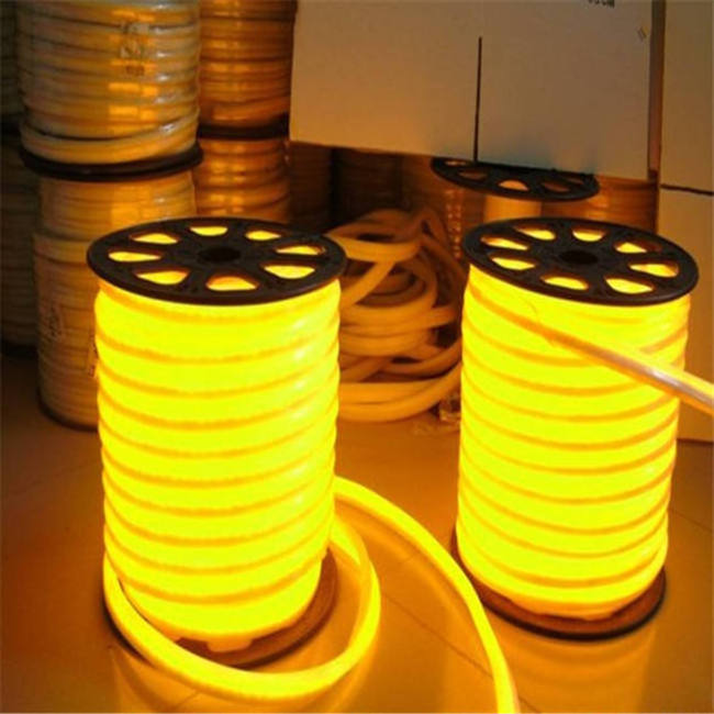 Smart Flexible RGB LED Neon Strip Lights DIY Silicone Flex Tube lamp 220v 110v Dimmable Outdoor waterproof decorative lighting