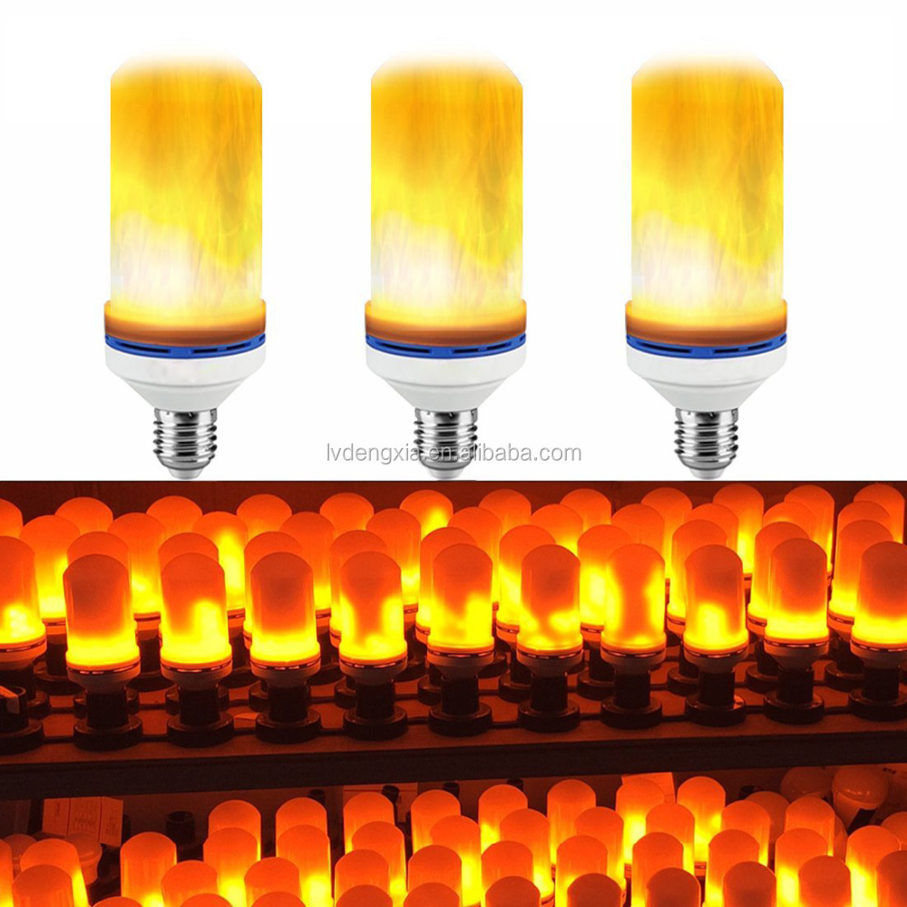 LED Flickering Flame Light Bulbs E27 Candles Flicker Effect For Festival Celebration Decorative and Simulated Lamps,E27