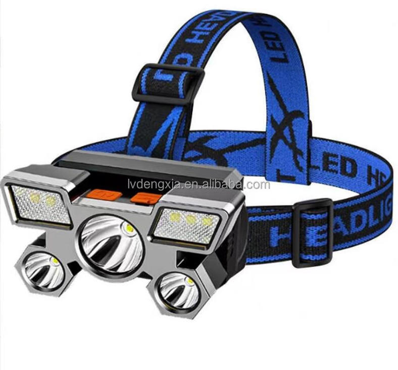 Rechargeable Headlamp High Lumen Bright Head Lamp USB Head Light Flashlight for Outdoor Running Hunting Hiking Camping