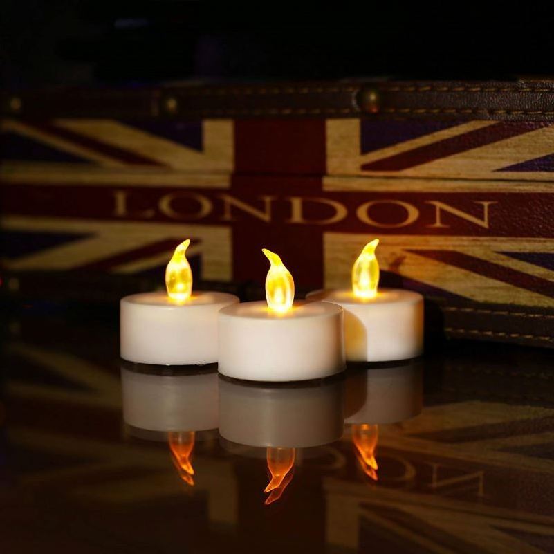 Christmas decoration battery mini flameless led tea light candle