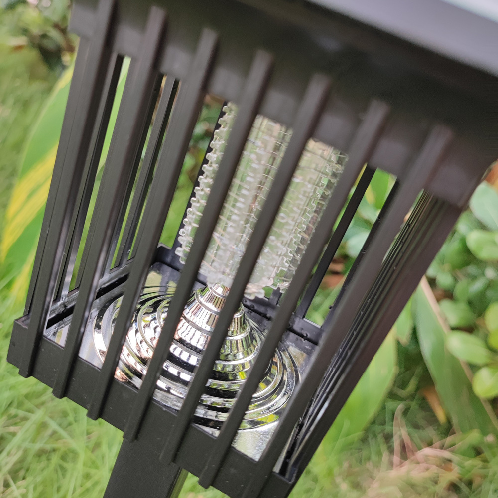 Solar Powered UV Mosquito Killer Lamp Insect Zapper Killing Bug Trap LED Garden Light