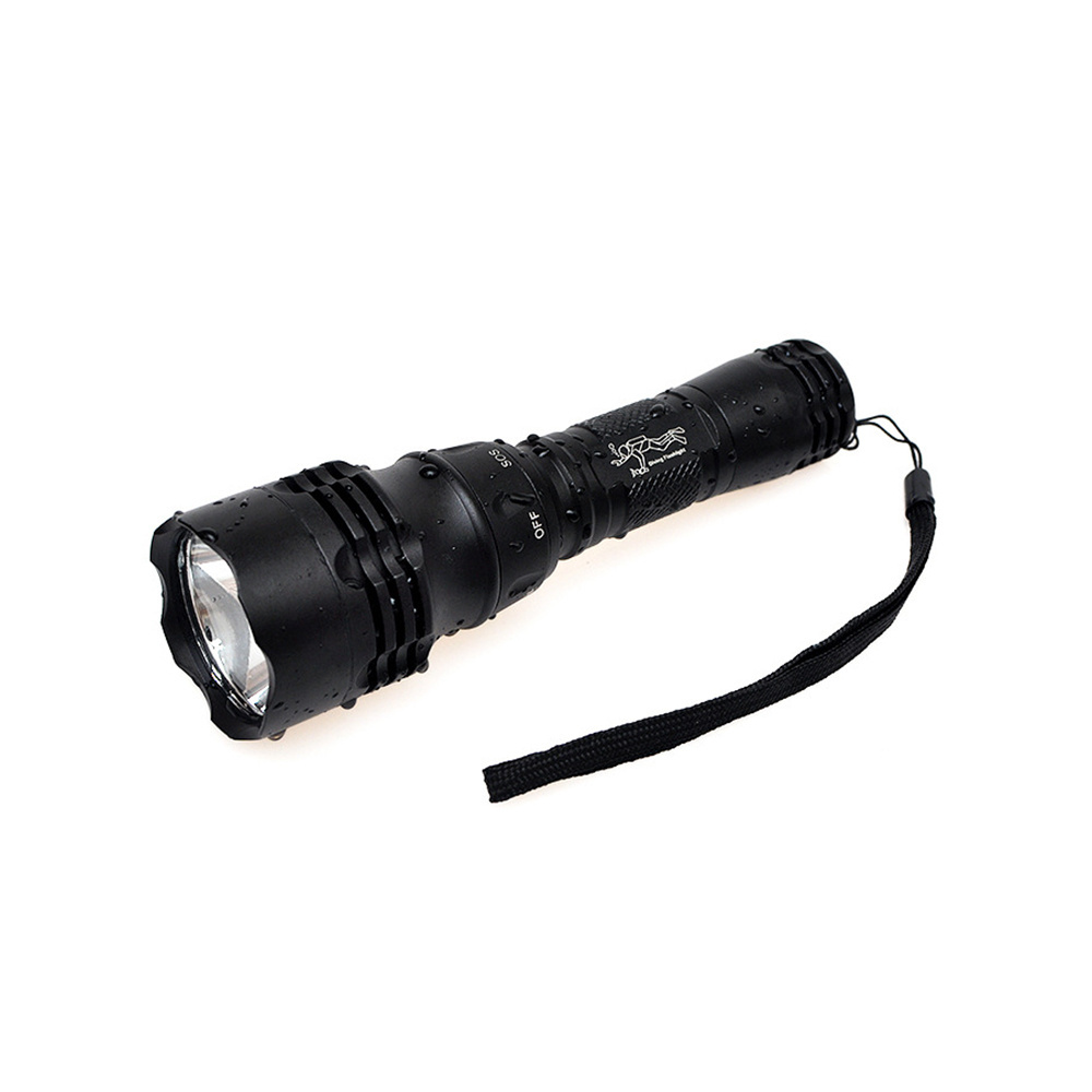 Battery powered Diving flashlight Underwater Dive light Scuba diving Waterproof Flashlight for Under Water Deep Sea Cave