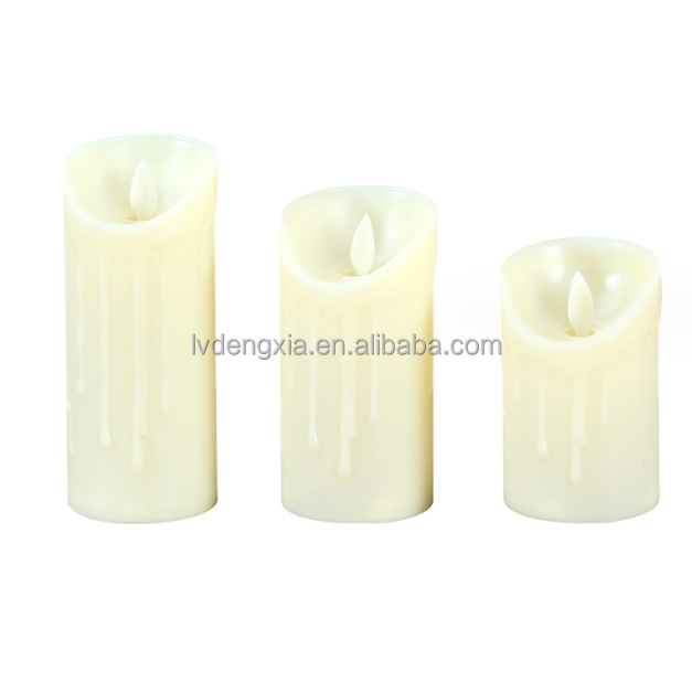 7.5*12.5 cm LED candle light warm white flameless tea light