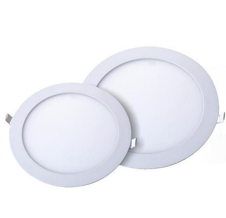 Ultra thin recessed 3w 6w 9w 12w 15w 18w 24w round led panel light