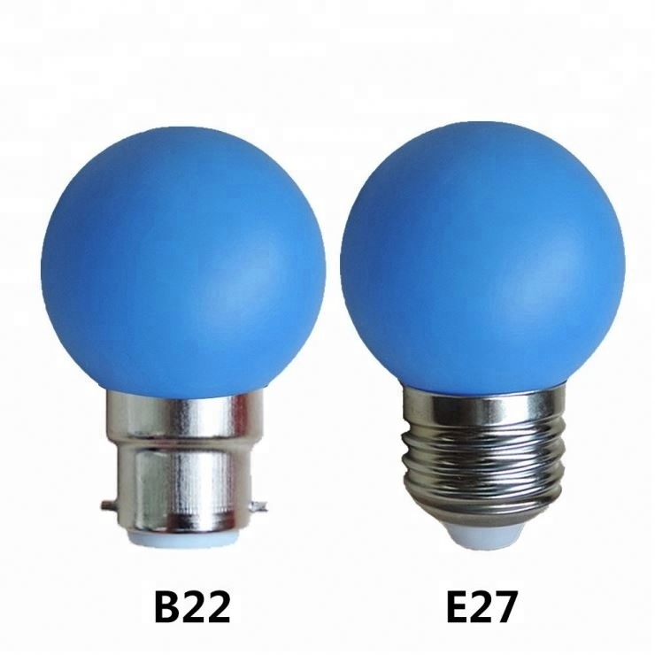 E27 1watts G45 Globe Colored Led Light Bulbs