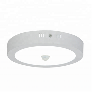 8inches 18watts Surface Mounted LED Panel Light Human body induction Round PIR Motion Sensor Ceiling light